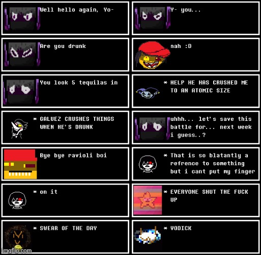 mmmh tasty susie | image tagged in deltarune,memes | made w/ Imgflip meme maker