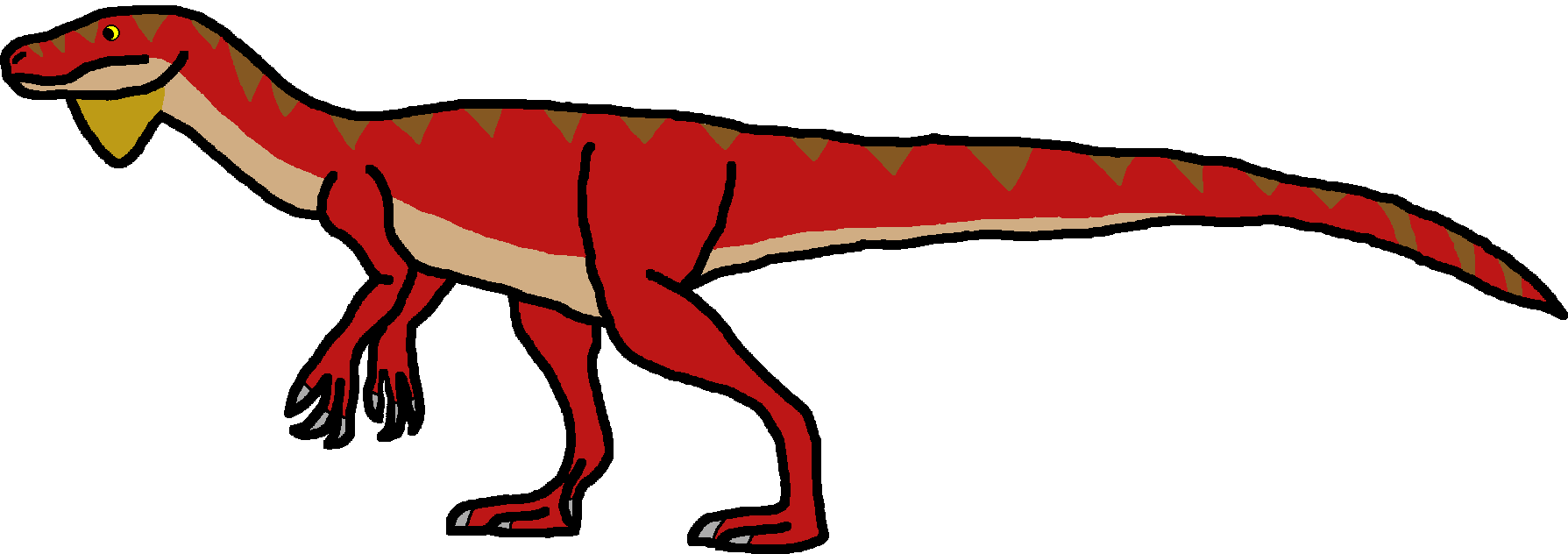 Male Herrerasaurus (Paleoverse + EOIverse) Blank Meme Template