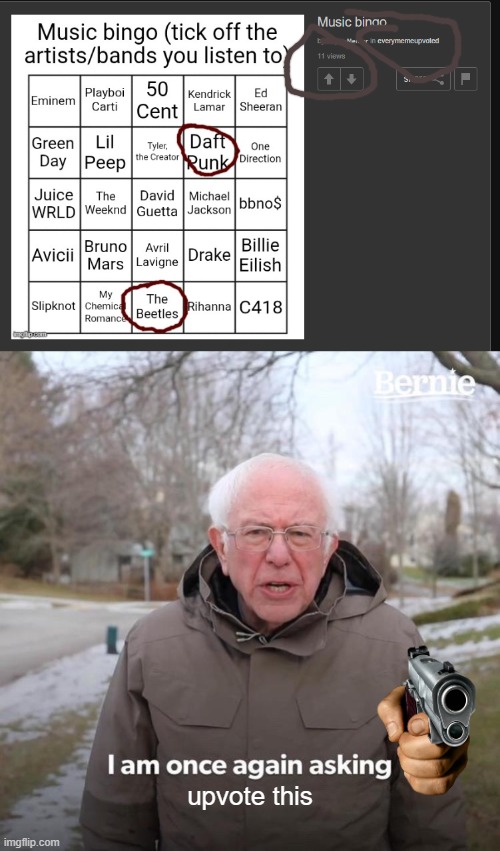upvote this | image tagged in memes,bernie i am once again asking for your support | made w/ Imgflip meme maker