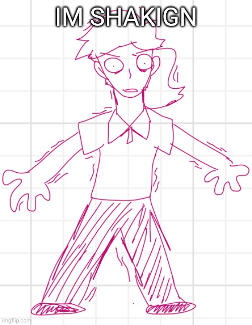 Imd scared | IM SHAKIGN | image tagged in terror steroids drugs schizophrenia | made w/ Imgflip meme maker