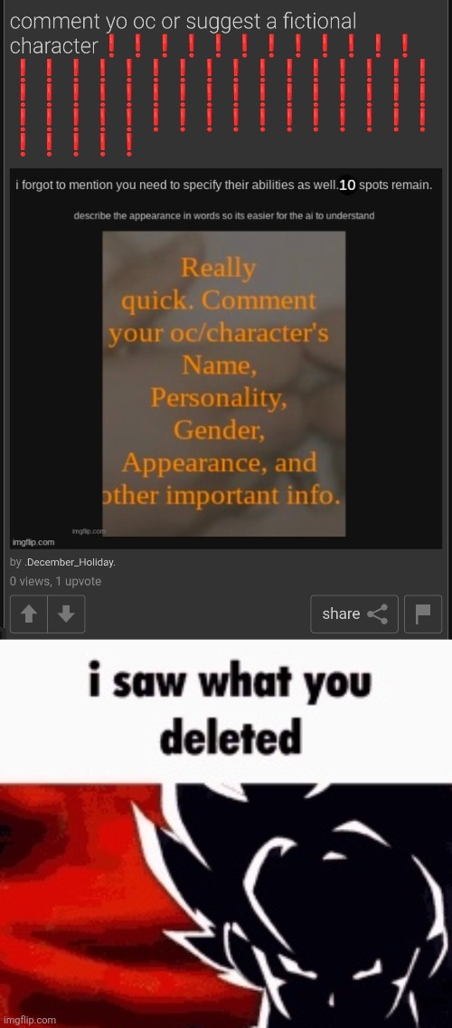 image tagged in i saw what you deleted | made w/ Imgflip meme maker