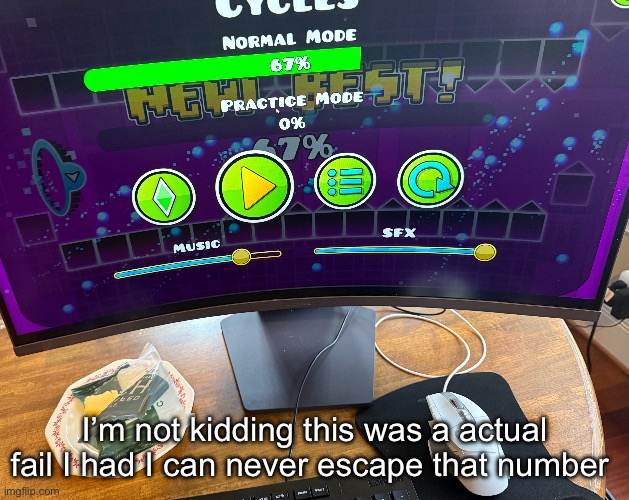 I’m not kidding this was a actual fail I had I can never escape that number | made w/ Imgflip meme maker