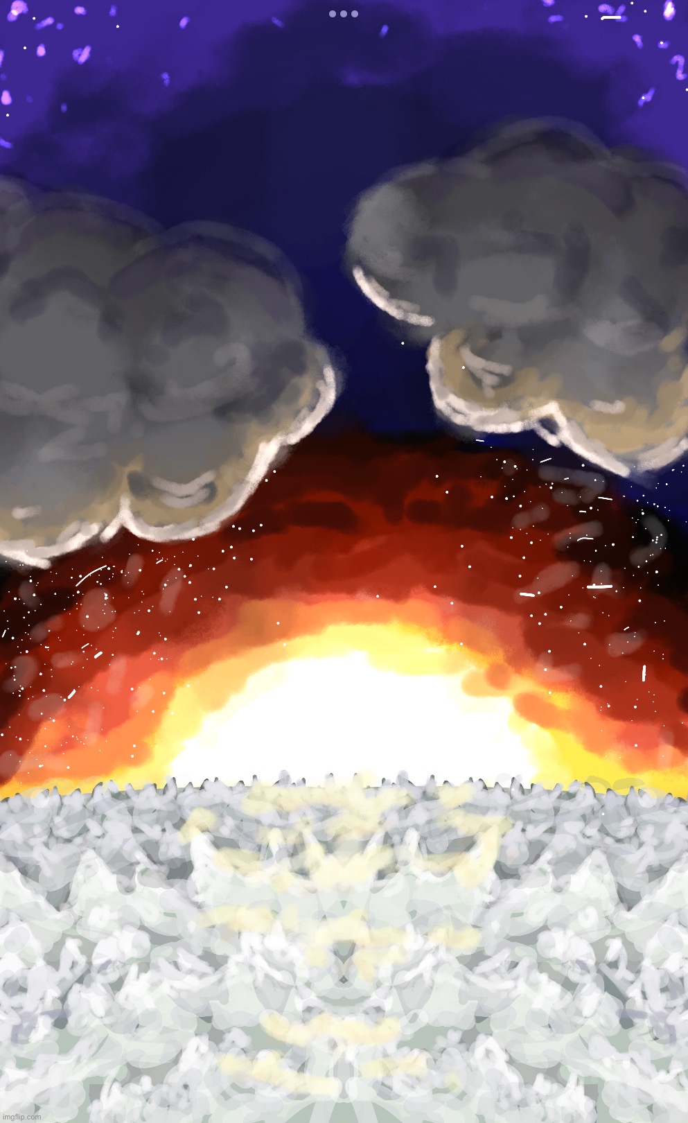 it snowed a little today for me | image tagged in drawing,stuff | made w/ Imgflip meme maker