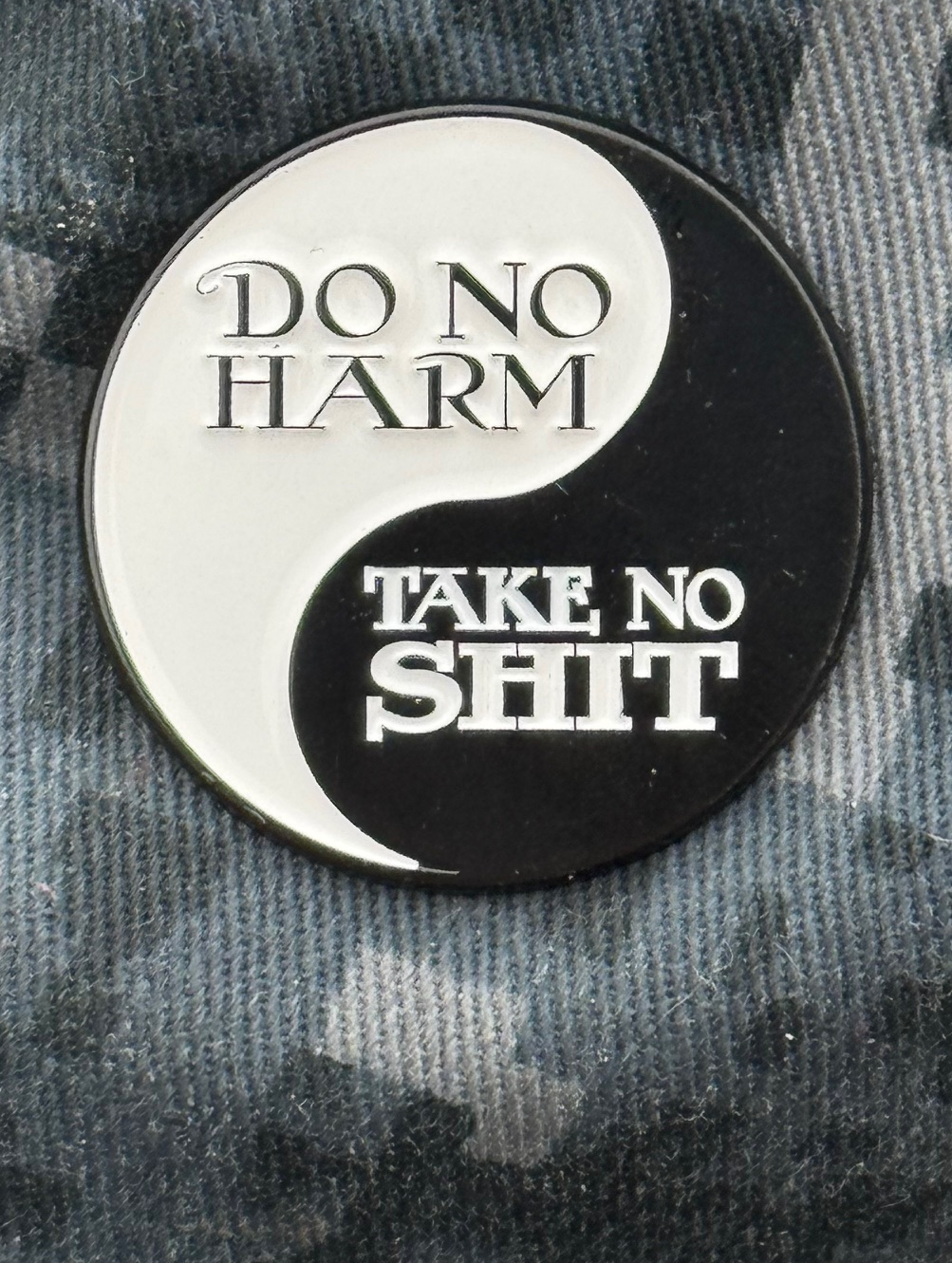 Yin-Yang Do no Harm, Take No Sh*t Blank Meme Template