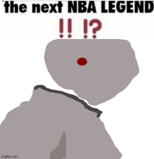 the next NBA LEGEND | image tagged in the next nba legend | made w/ Imgflip meme maker