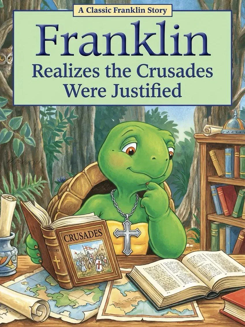 Franklin realizes the crusades were justified Blank Meme Template