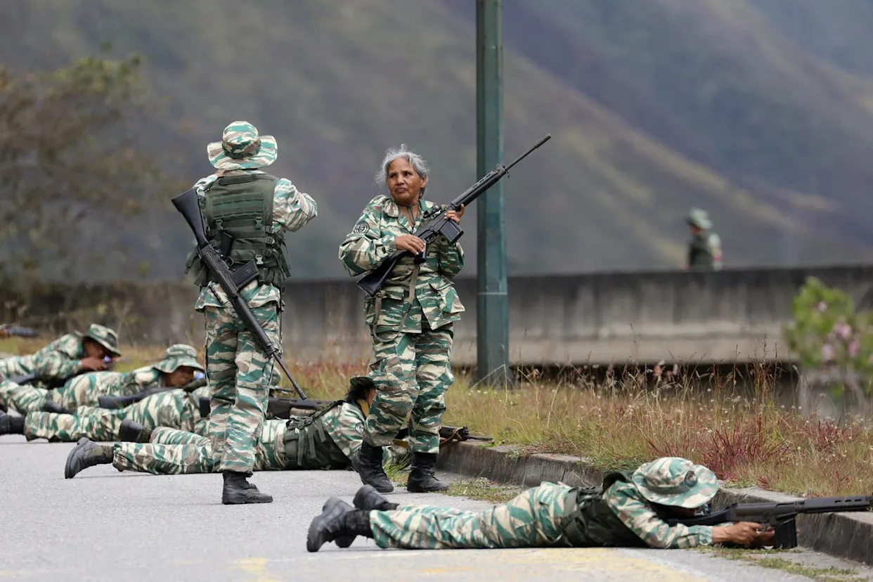 Venezuela's elderly population war games Blank Meme Template