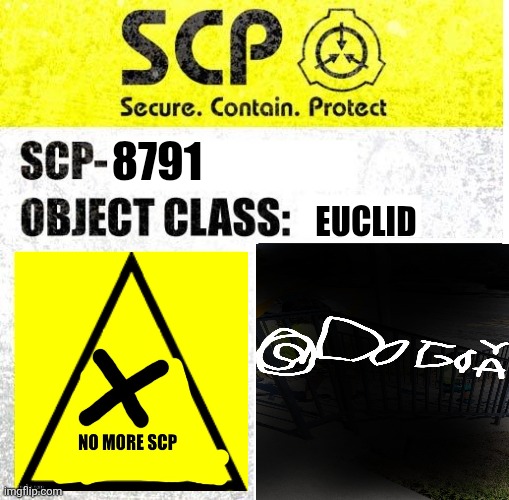 SCP-8791 Blank Meme Template