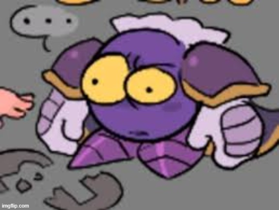 meta knight confused | image tagged in meta knight confused | made w/ Imgflip meme maker