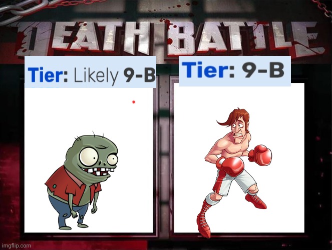 Why is Glass Joe a 9-B? | image tagged in death battle | made w/ Imgflip meme maker