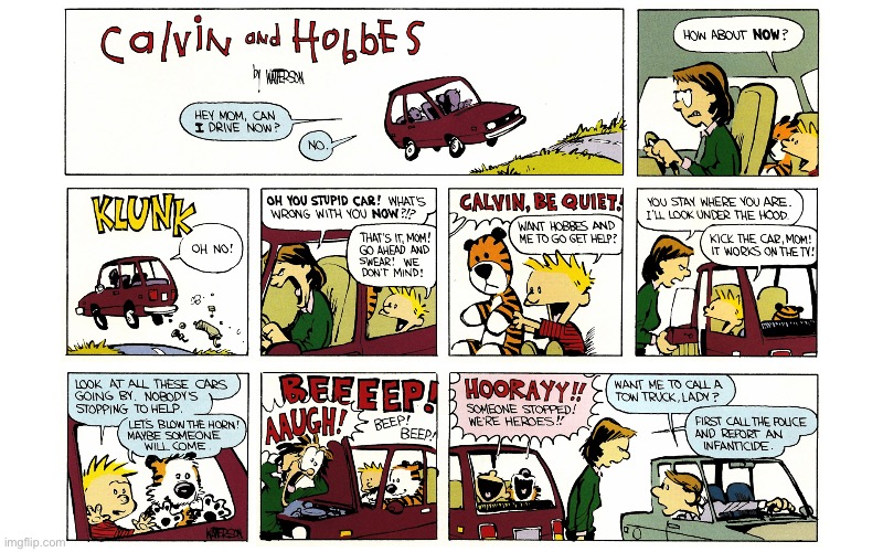image tagged in calvin and hobbes,comics | made w/ Imgflip meme maker