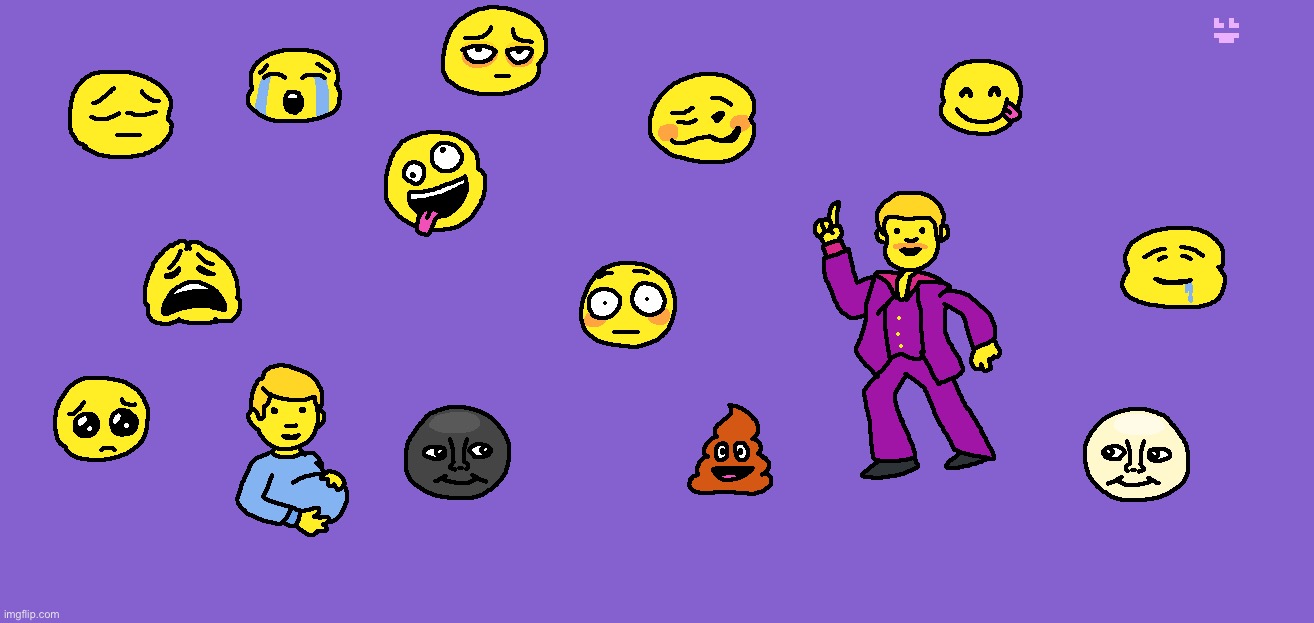 I drew the cast for the second emoji movie | made w/ Imgflip meme maker