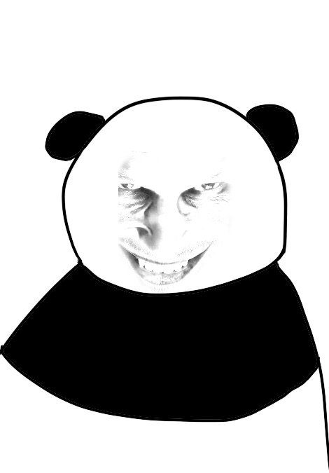 Aphex twin panda Blank Meme Template