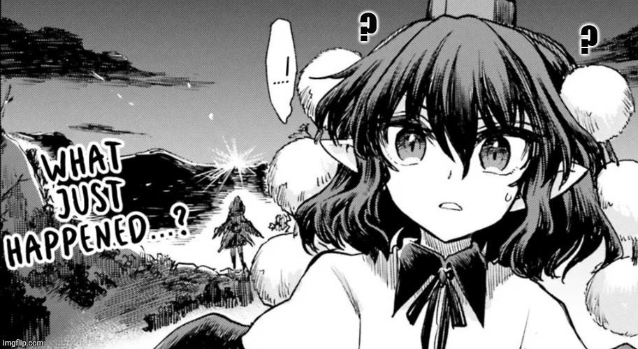 image tagged in memes,touhou,reaction | made w/ Imgflip meme maker