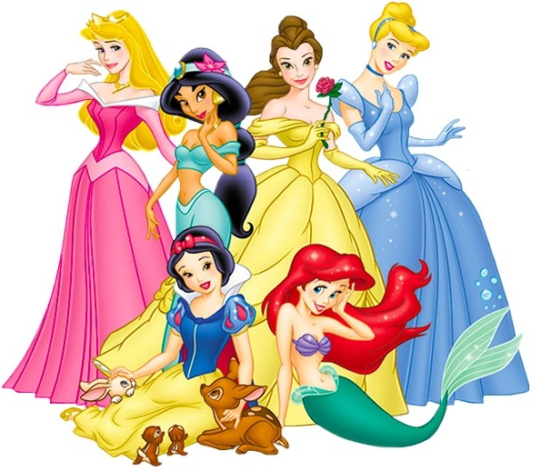 Six Main Princesses Blank Meme Template