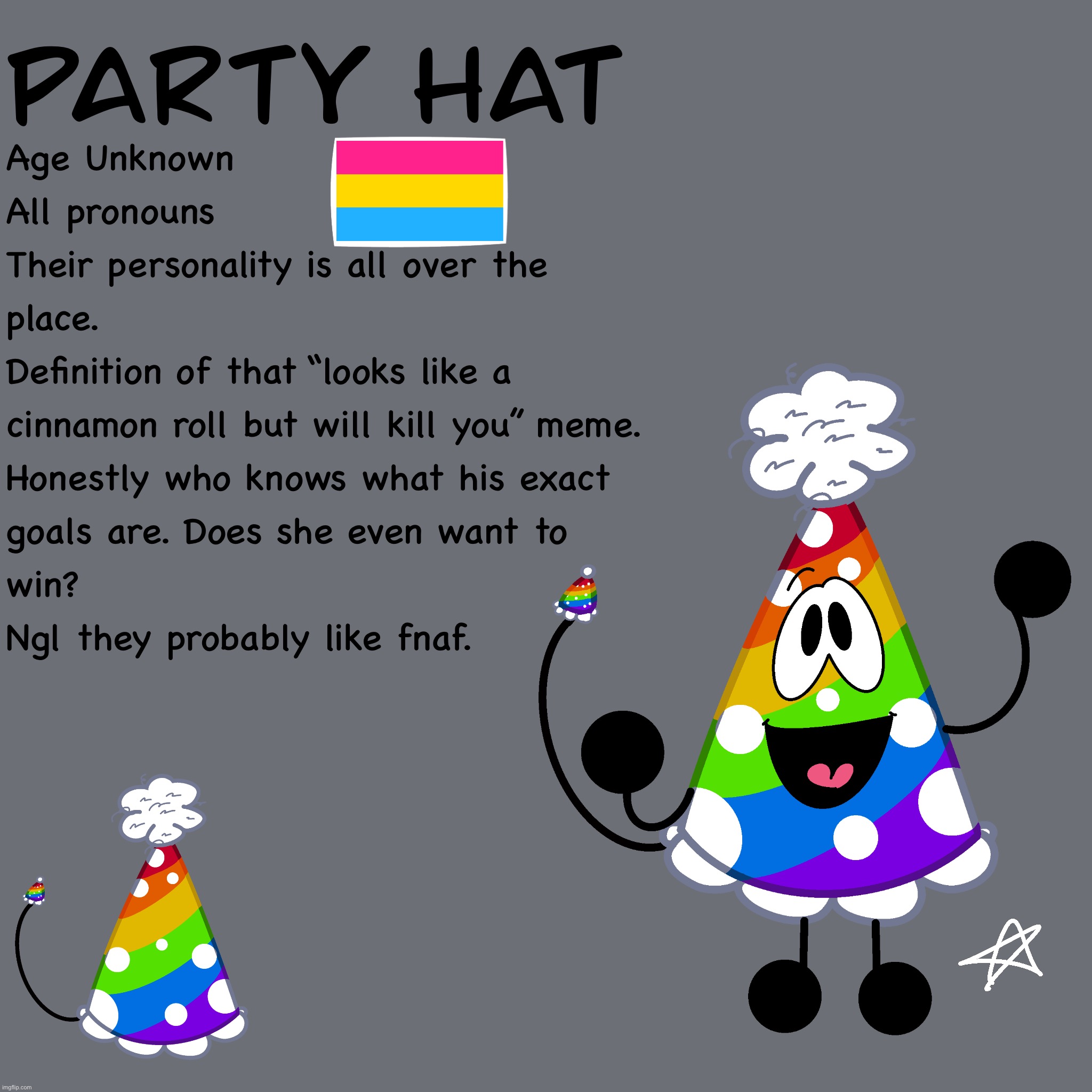 Yeah more OCs, I went on a speed run making their ref sheets lmao | made w/ Imgflip meme maker