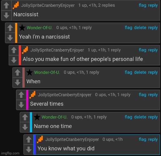 It's so funny watching people accuse me of something and not being able to name a time I did said something | made w/ Imgflip meme maker