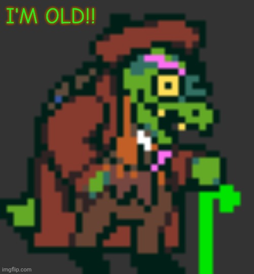 "i am eighteen years o-" | I'M OLD!! | image tagged in gerson boom deltarune | made w/ Imgflip meme maker