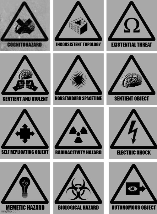 SCP Thaumiel Sing Warning Blank Meme Template