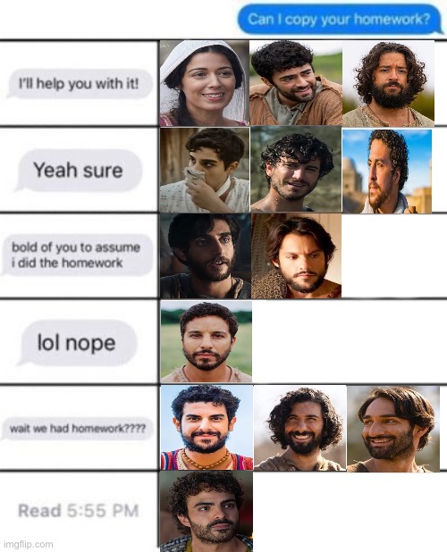 Can i copy your homework | image tagged in can i copy your homework,the chosen | made w/ Imgflip meme maker