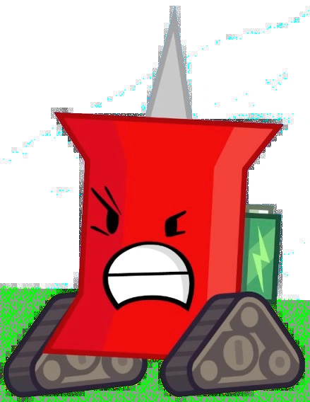 High Quality bfdi mecha pin Blank Meme Template