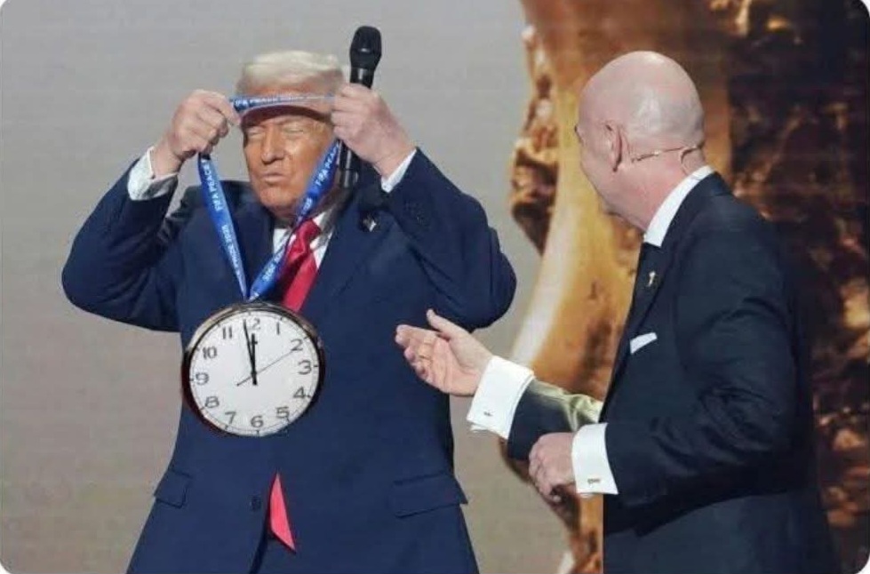 Donald Trump Peace Prize Blank Meme Template