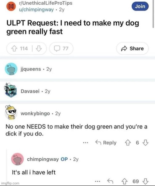 All he has left | made w/ Imgflip meme maker