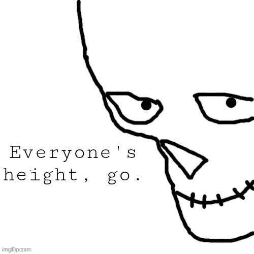 bar of ice | Everyone's height, go. | image tagged in bar of ice | made w/ Imgflip meme maker