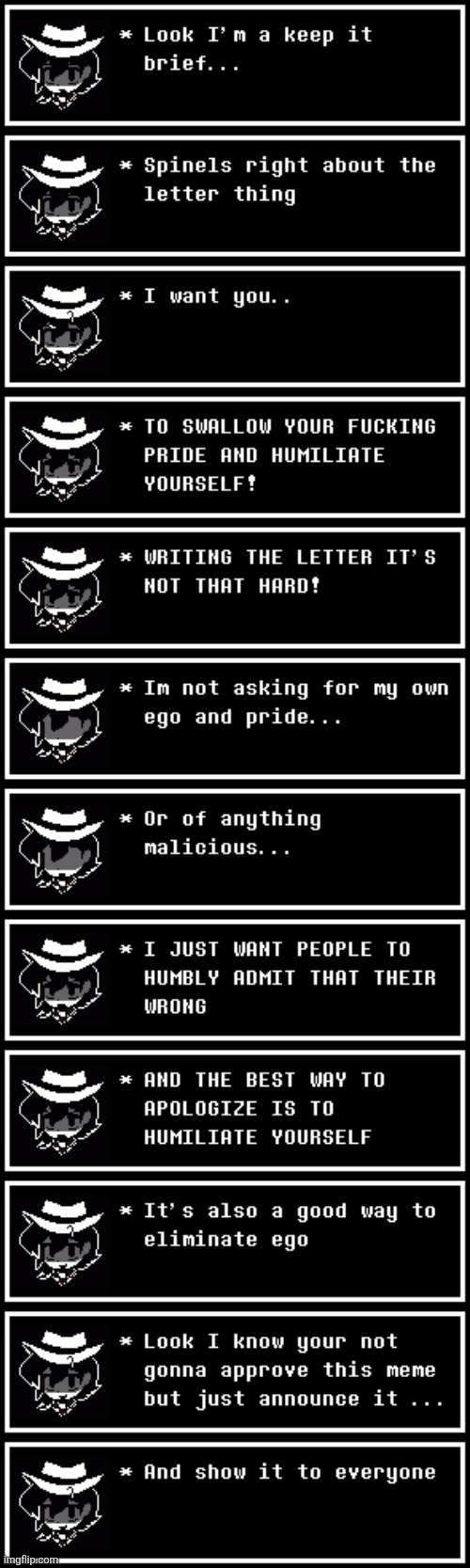 (Mods, don’t unfeature this -RedLego) It's just a message from toaa | made w/ Imgflip meme maker