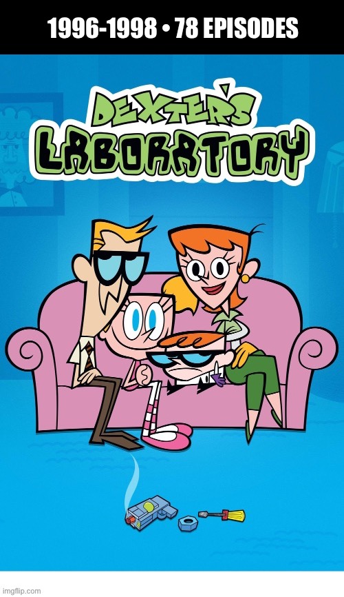 A classic cartoon series… | 1996-1998 • 78 EPISODES | image tagged in cartoons,dexters lab,cartoon network,science | made w/ Imgflip meme maker