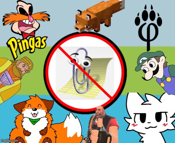 ANTI CLIPPY | image tagged in anti clippy,pro furry | made w/ Imgflip meme maker
