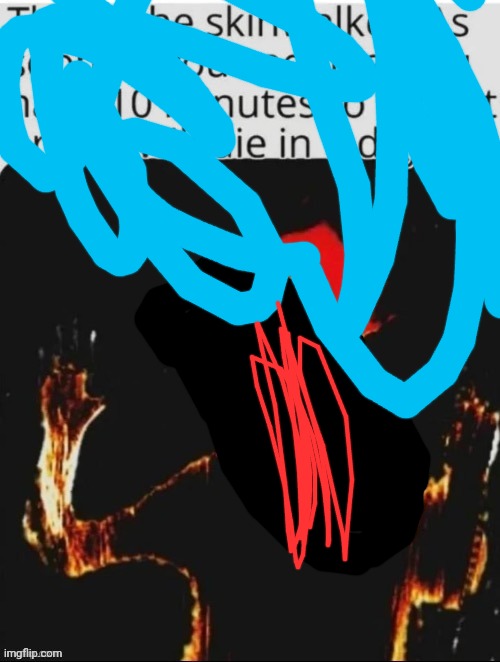 Fock 105 | image tagged in skinwalker | made w/ Imgflip meme maker