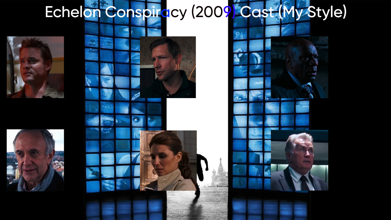 Echelon Conspiracy (2009) Cast (My Style) Blank Meme Template