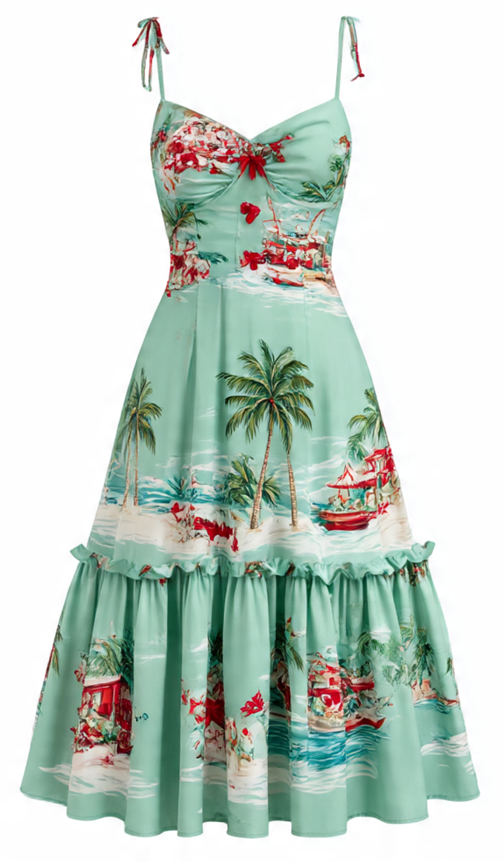 Hawaiian Dress Blank Meme Template