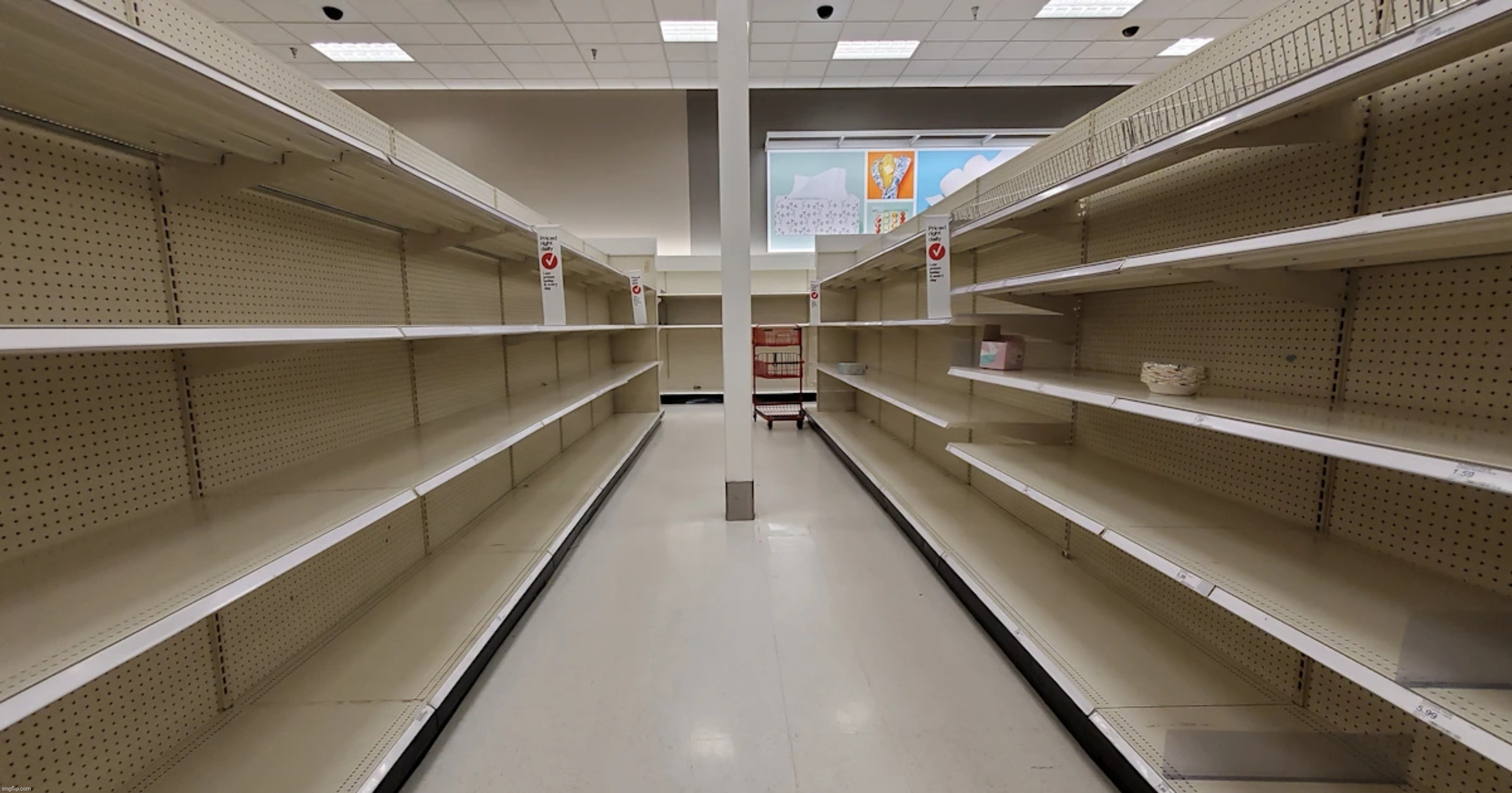 Covid 2020 empty shelves | made w/ Imgflip meme maker