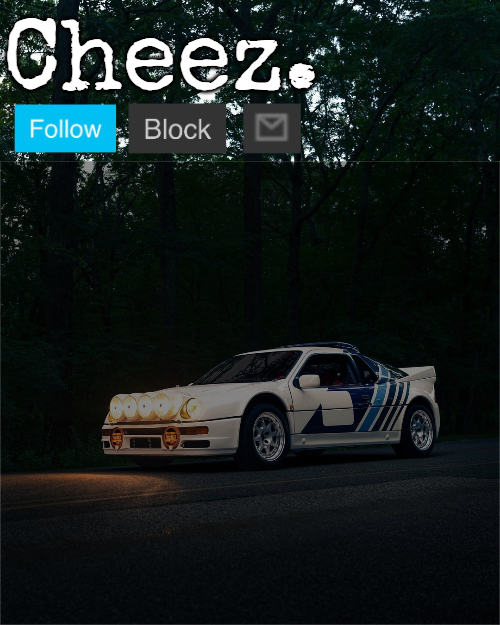 High Quality Cheez's Ford RS200 Evolution Template Blank Meme Template