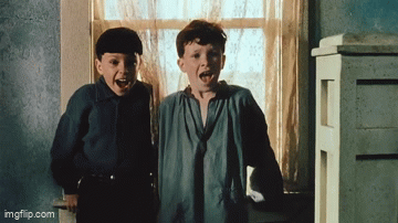 Going In Meme screaming back and forth and then running away gif template - Imgflip