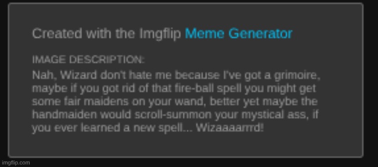 made w/ Imgflip meme maker