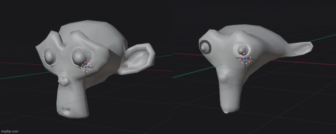 Suzanne Monkey Shocked Blank Meme Template