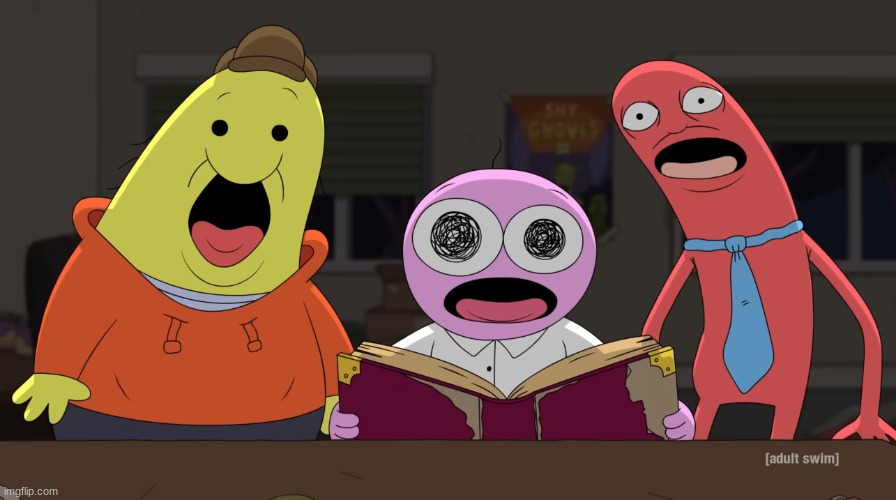 Smiling friends shock | image tagged in smiling friends shock | made w/ Imgflip meme maker