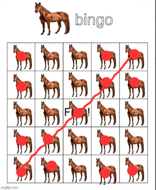 Finally, a win after all those losses | image tagged in bingo | made w/ Imgflip meme maker