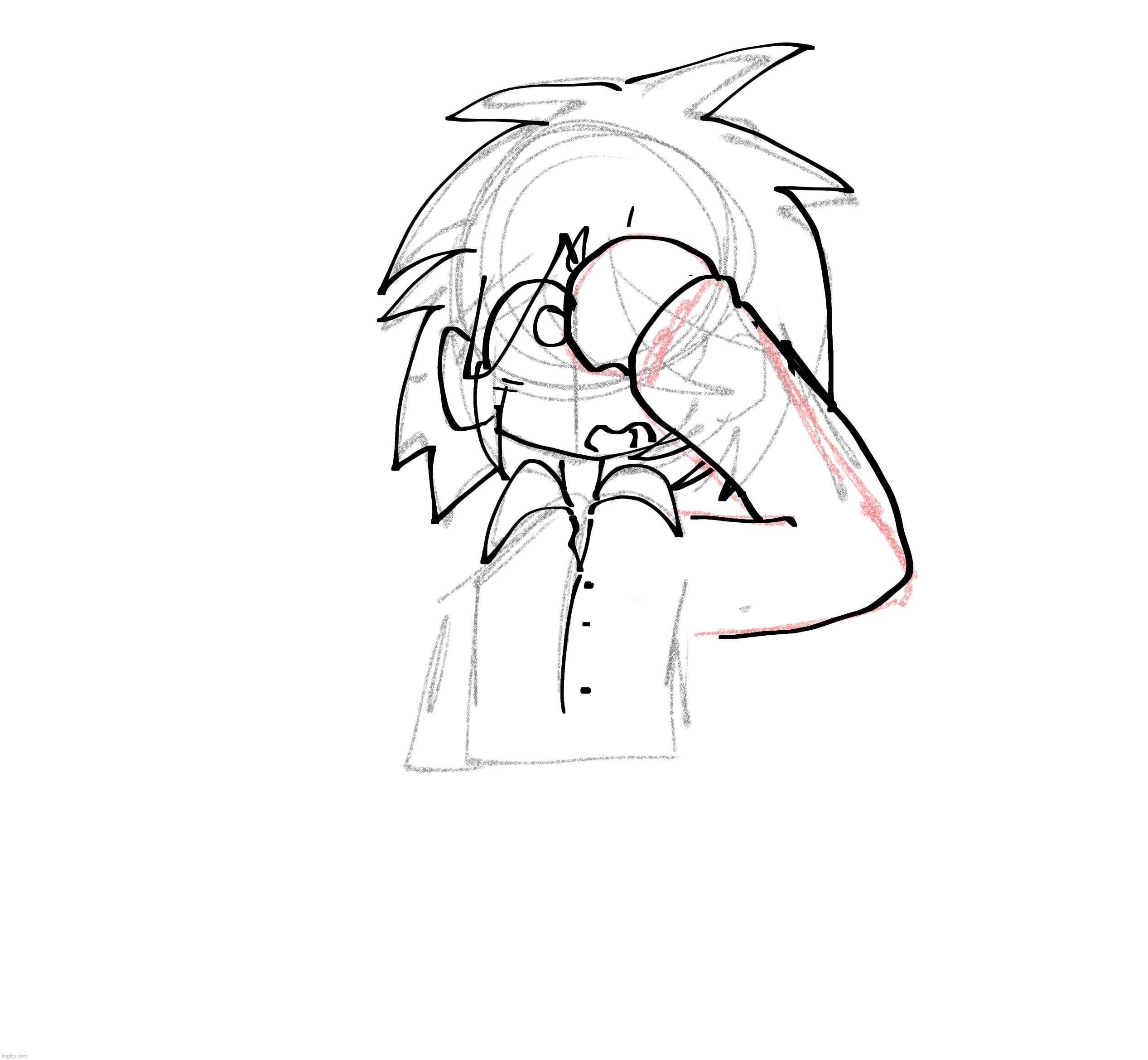 working on improving my digital art with the guy from the park thats south. he tweaks out sometimes btw | made w/ Imgflip meme maker