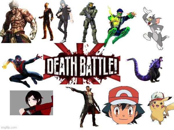 The losers of Death Battle 25 | image tagged in death battle | made w/ Imgflip meme maker