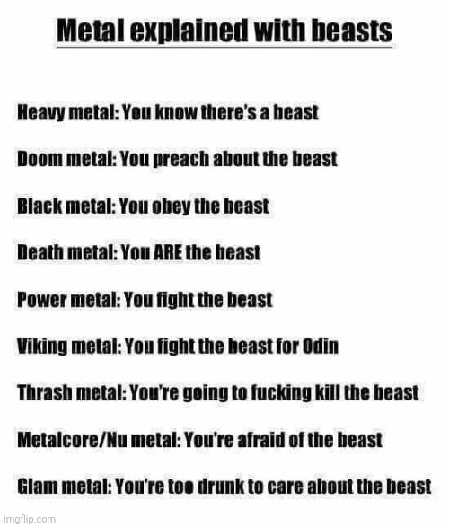 The beast | image tagged in memes,funny,metal,music | made w/ Imgflip meme maker