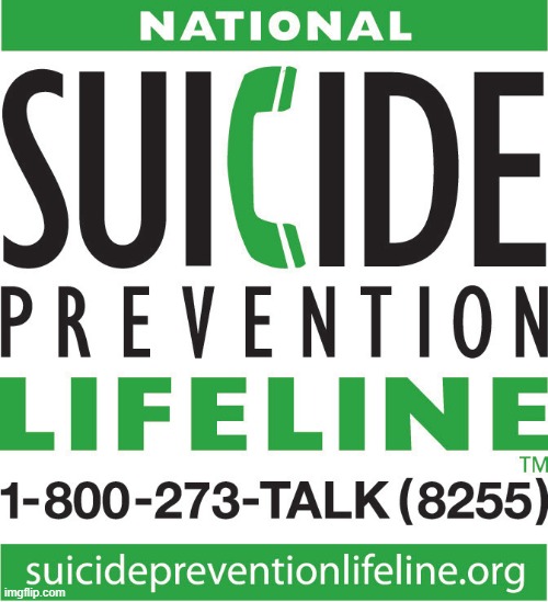 image tagged in suicide hotline | made w/ Imgflip meme maker