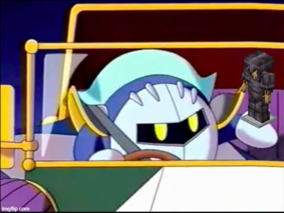 Meta Knight Driving | image tagged in meta knight driving | made w/ Imgflip meme maker