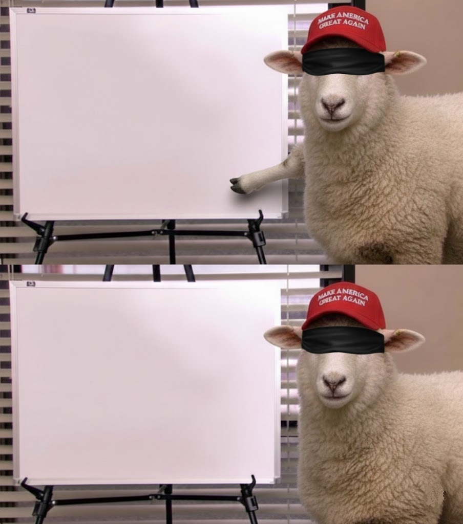 WHITEBOARD Blank Meme Template