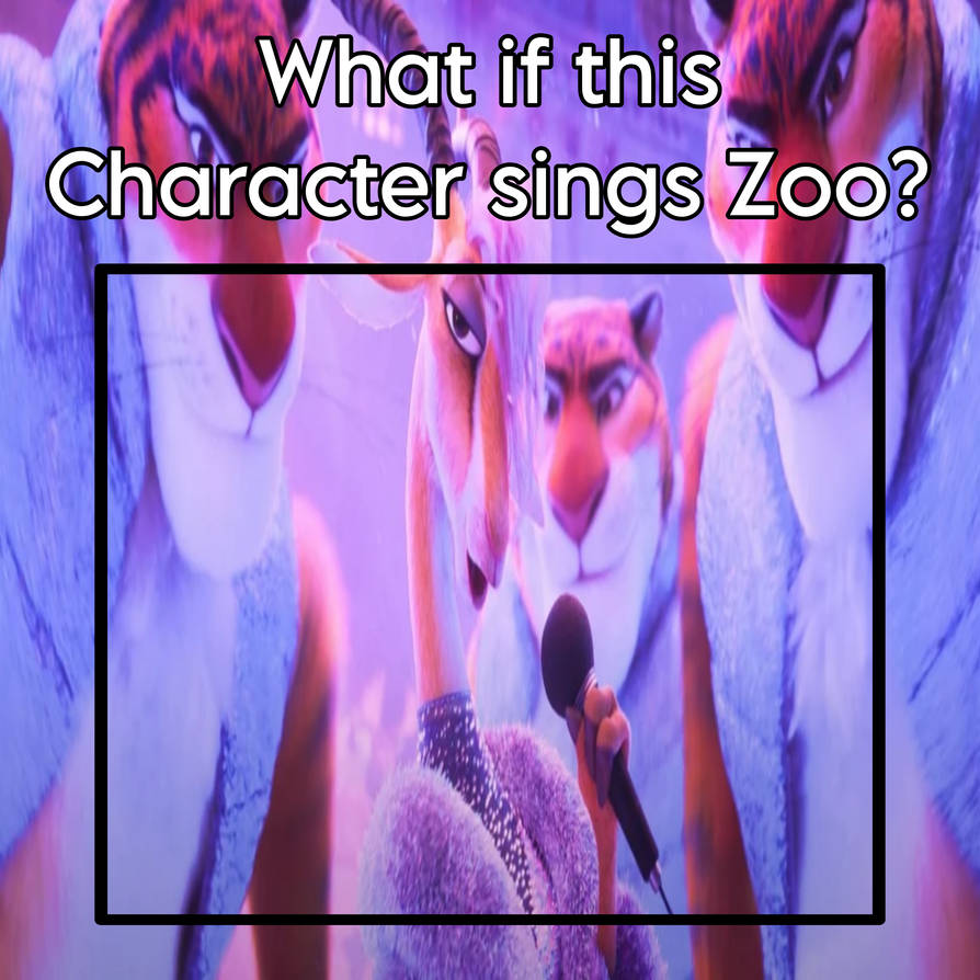 What If Character Sings Zoo? Blank Meme Template