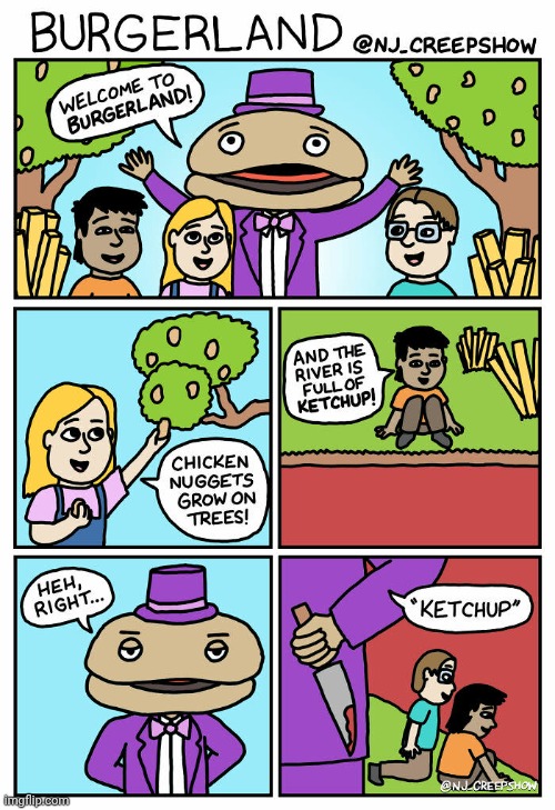 Ketchup | image tagged in ketchup,burger,fries,burgers,comics,comics/cartoons | made w/ Imgflip meme maker