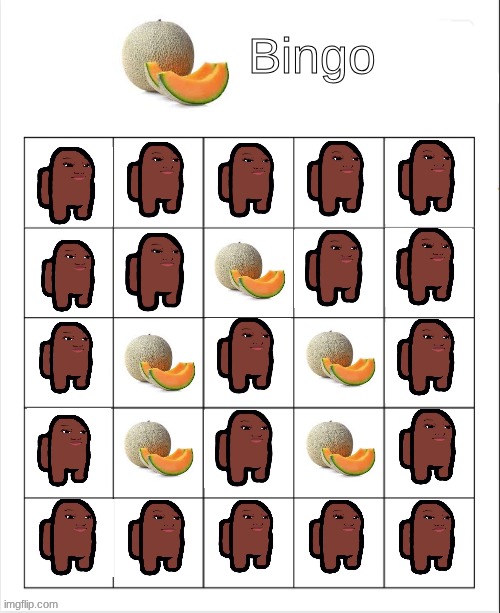 yahiamice | image tagged in cantaloupe bingo | made w/ Imgflip meme maker